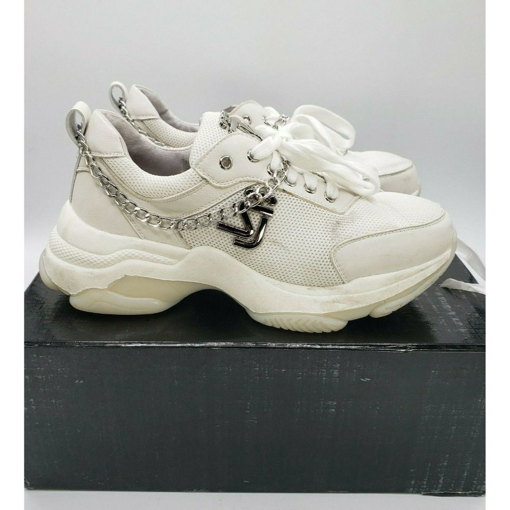 Shane Justin Sneaker Blanco Trainer Size 38/US 6-6.5 womens w Box - Picture 9 of 11